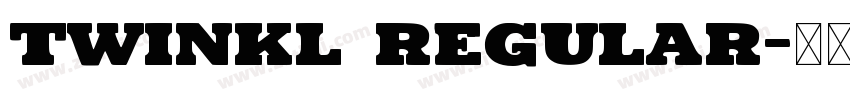 Twinkl Regular字体转换